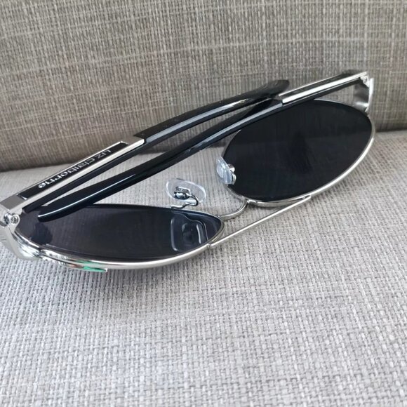 Liz Claiborne Women Sunglasses Silver Tone Frame Eyewear 61[]14 125 Sun Shades - Picture 5 of 12